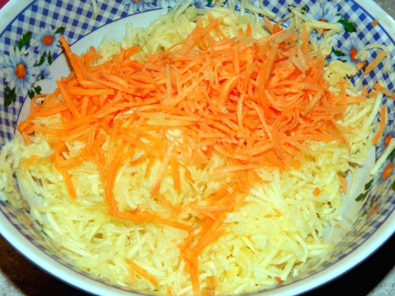 Салат "французский" с яблоками и морковью - 14 пошаговых фото в рецепте