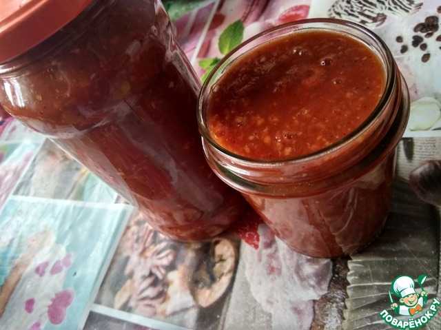 Пошаговый рецепт приготовления томатного соуса с базиликом на зиму