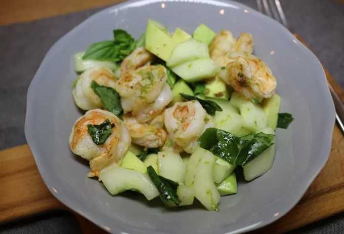 Салат креветки авокадо - 11 рецептов приготовления пошагово - 1000.menu