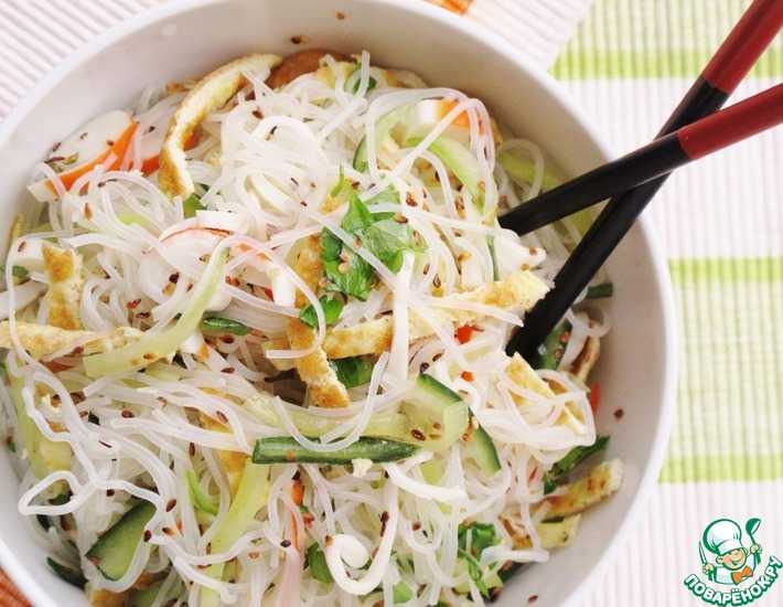 Салат с рисовой лапшой и овощами - 85 рецептов: салаты | foodini