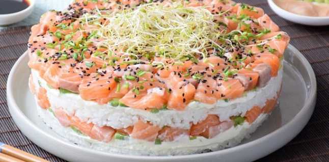 Готовим для любимых рисовый азиатский салат с теплым лососем — классные рецепты на recipecollections.ru