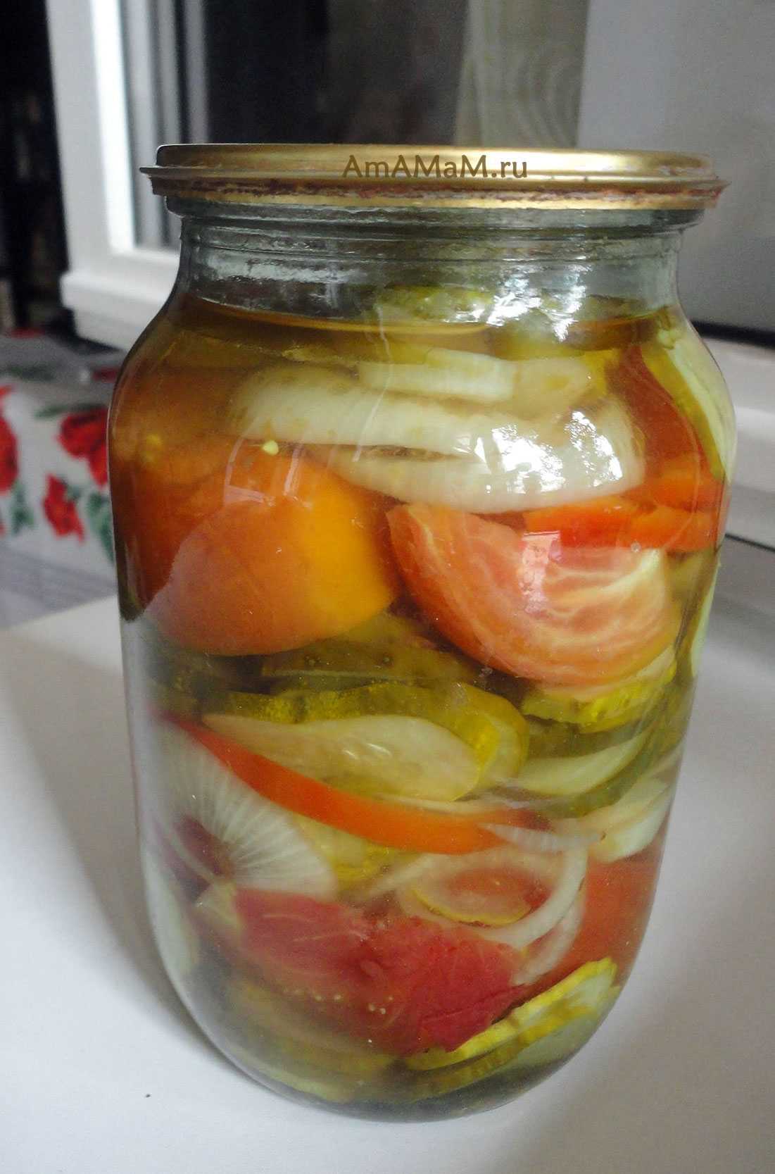 Салат из помидор на зиму в банках: подготовка к консервации, рецепты вкусных заготовок с фото