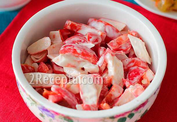 Салат красное море - 4 пошаговых рецепта с фото