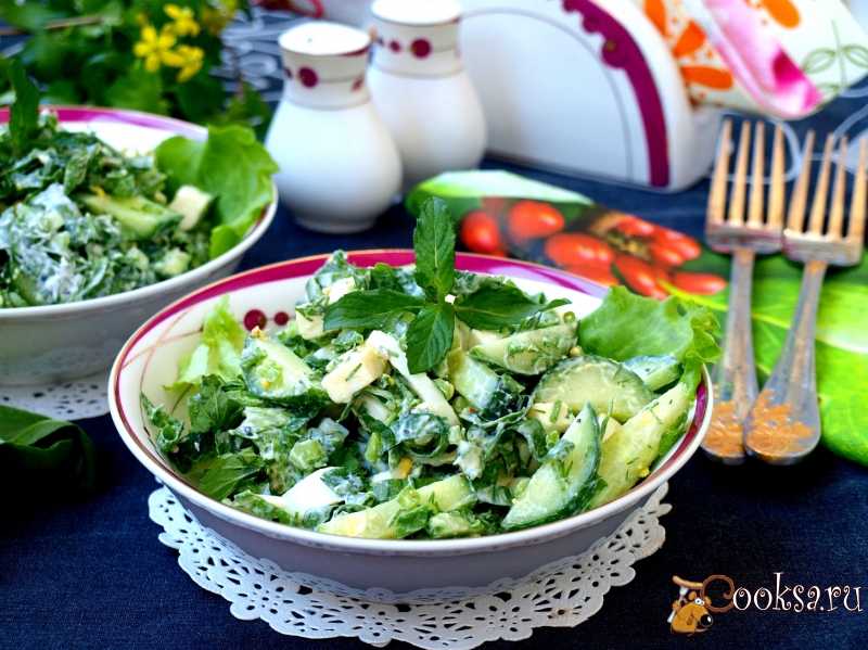Вкусные салаты с яйцом и зелёным луком: подборка летних рецептов