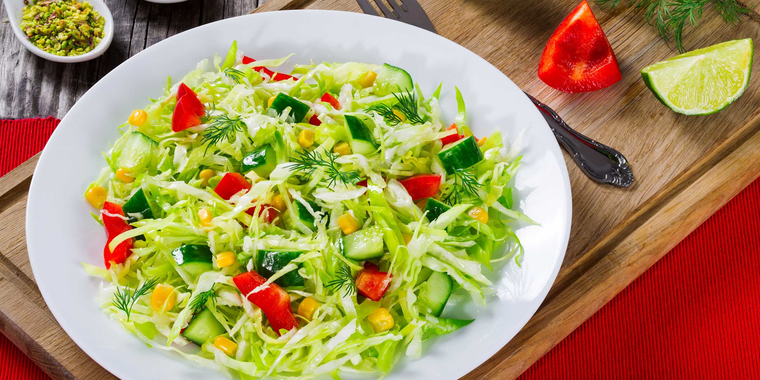 Салат из капусты с уксусом и сахаром - как быстро и вкусно готовить дома