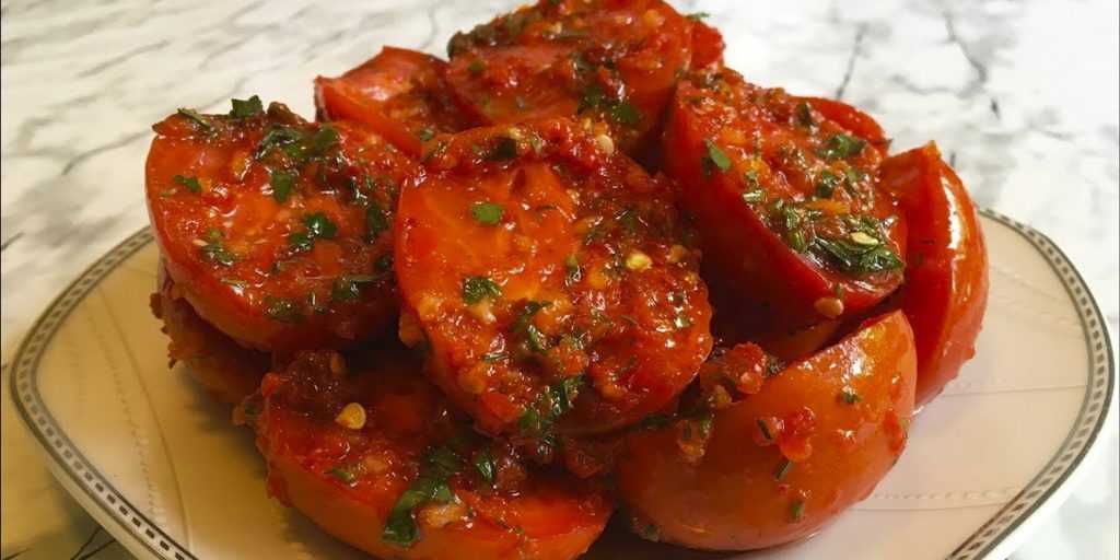 Салаты из помидоров на зиму — 35 вкусных рецептов с фото и видео