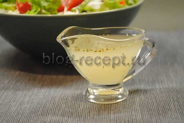 Соус для греческого салата рецепт