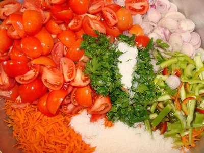 Заготовки на зиму салат парамониха- рецепт пошаговый с фото