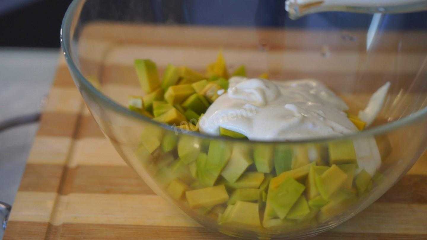 Салат из консервированного тунца и авокадо | рецепт с фото | foodkrot.ru