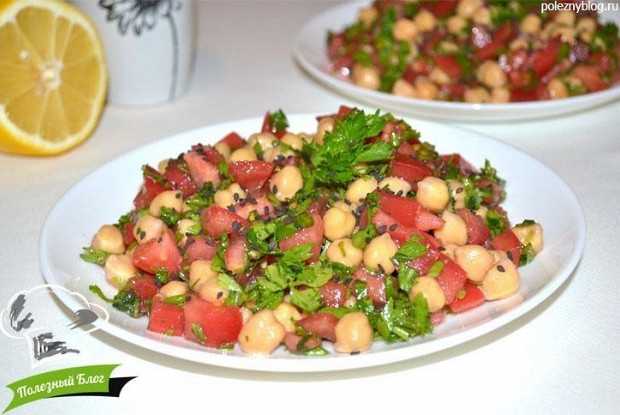 Салат с нутом - 300 рецептов: салаты | foodini
