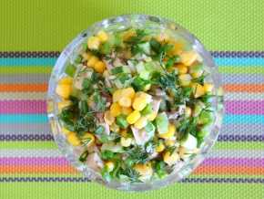 Рецепты салат с авокадо и кукурузой