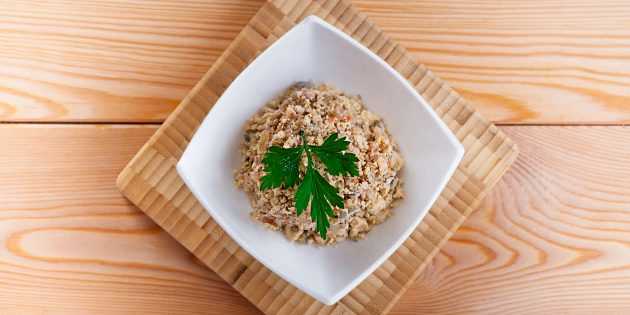 Салат с рисом и рыбой » рецепты - готовим дома | «наобед.kz»