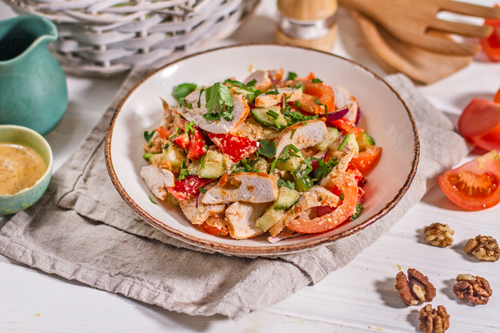 Салат с грецким орехом - 234 домашних вкусных рецепта приготовления
