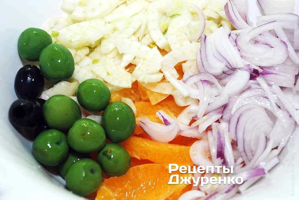 Салат с апельсином. 10 пошаговых рецептов