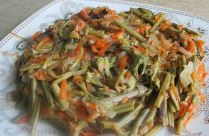 Салат из папоротника - экзотическое и простое в приготовлении блюдо: рецепты с фото и видео