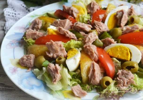 Салат из печени трески – классический рецепт