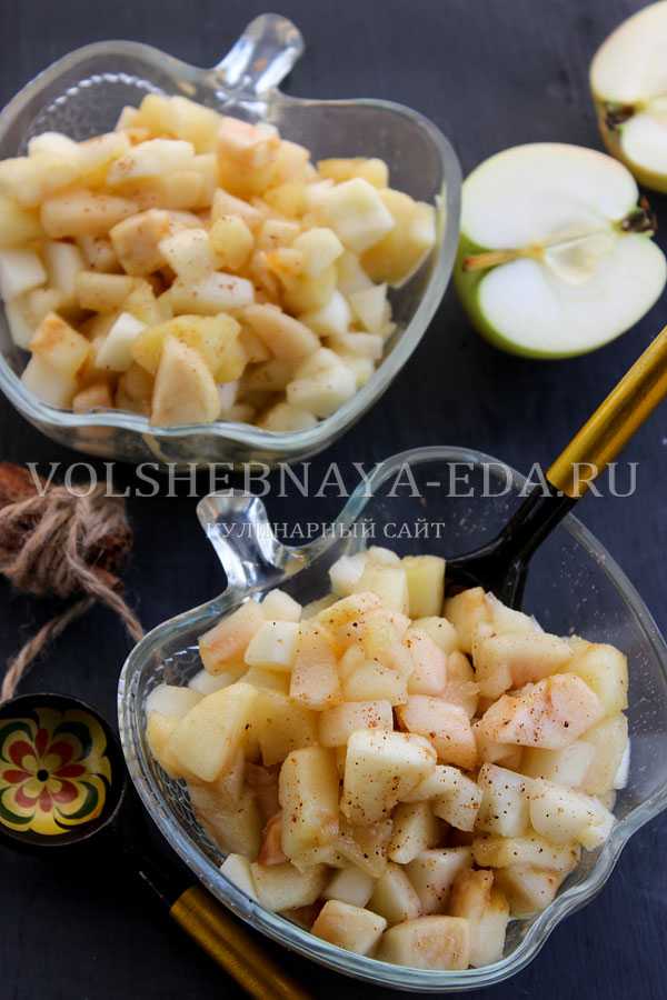 Яблоки для пирогов на зиму - простой рецепт заготовки начинки кусочками, в виде стружки и с сиропом
