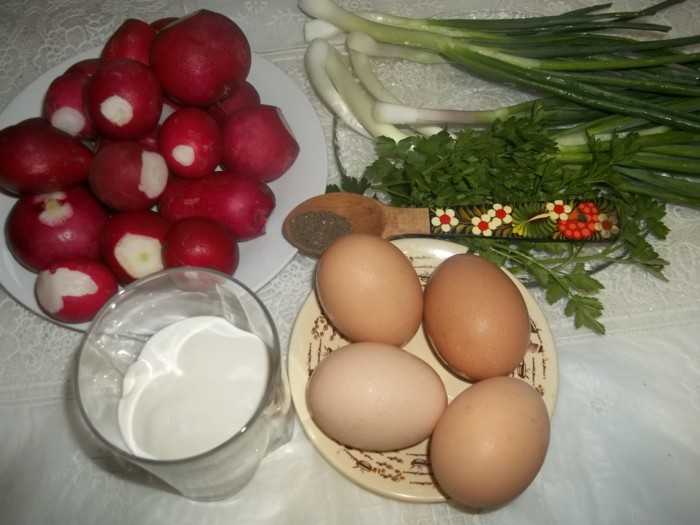 Салат из редиса, огурцов и яиц - 7 пошаговых фото в рецепте