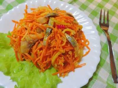 Салаты с корейской морковью: 10 интересных рецептов с фото