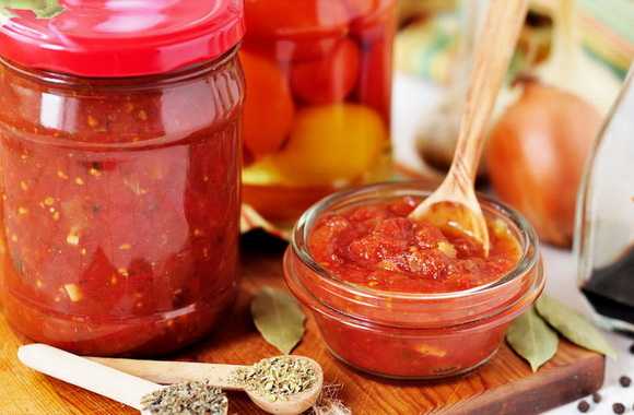Соус из помидоров и перца на зиму - 10 пошаговых фото в рецепте