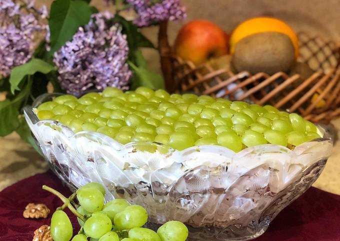 Салат «тиффани» с курицей и виноградом - пошаговый рецепт с фото | как приготовить на webpudding.ru