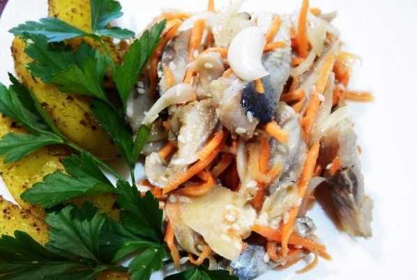 Салаты с корейской морковью, 46 рецептов, фото-рецепты / готовим.ру