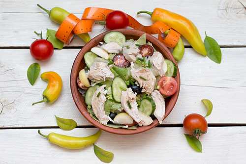 Диетические салаты – 9 вкусных рецептов для похудения