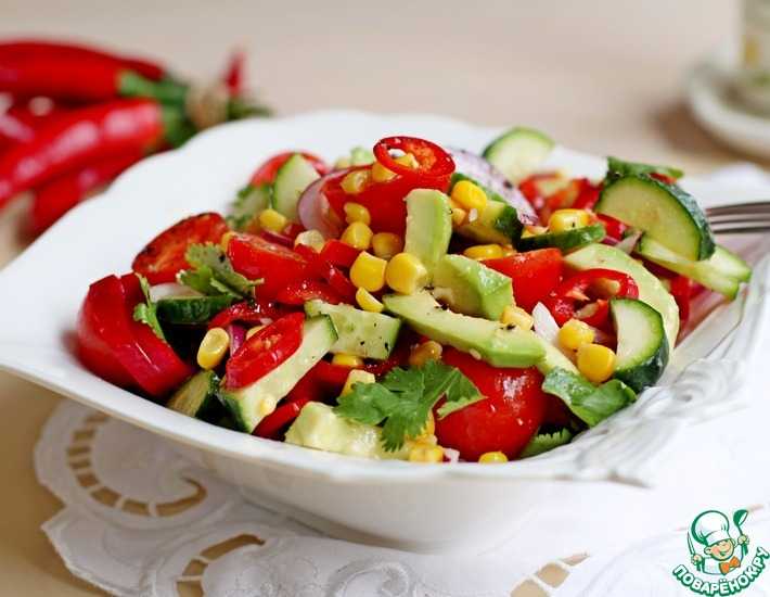 Салат с авокадо и кукурузой - 102 рецепта: салаты | foodini