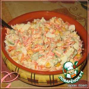Салат с морковью по-корейски и крабовыми палочками рецепт с фото пошагово - 1000.menu