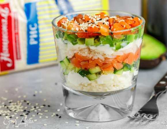 Как сделать салат суши: пошаговые рецепты приготовления слоями и классический с фото и видео