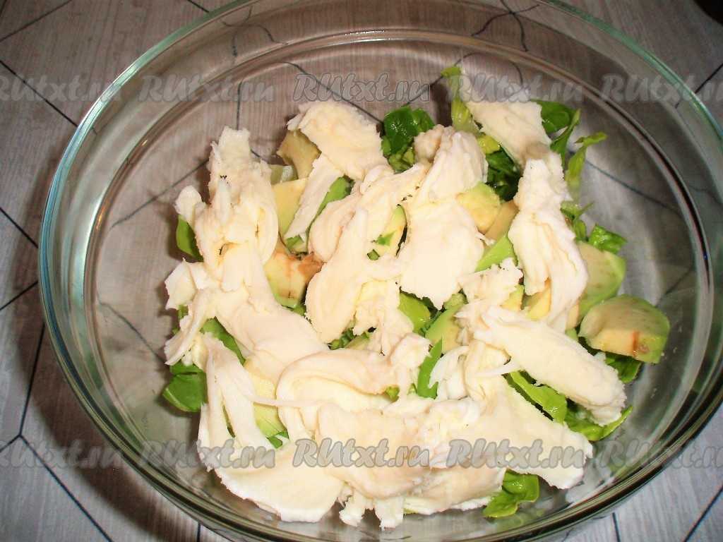 Рецепты салат с клубникой и авокадо