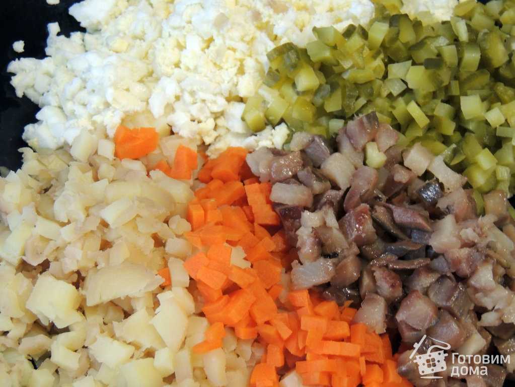 Как приготовить салат из копченой сельди - пошаговый рецепт