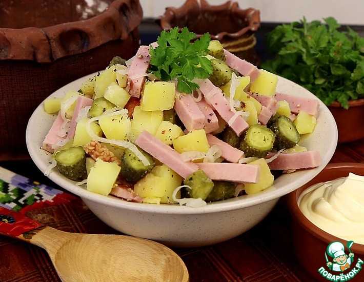 Салат деревенский - народное блюдо: рецепт с фото и видео