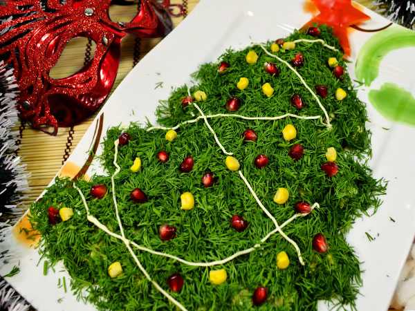 Салат "новогодняя свеча" — пошаговый рецепт с фото