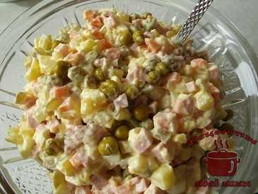 Салаты мясные