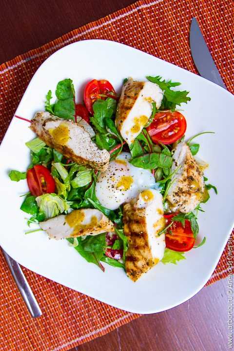 Салат с яйцом пашот - пошаговый рецепт с фото |  салаты
