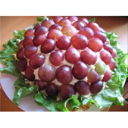 Салат тиффани с виноградом и курицей рецепт с фото пошагово и видео - 1000.menu