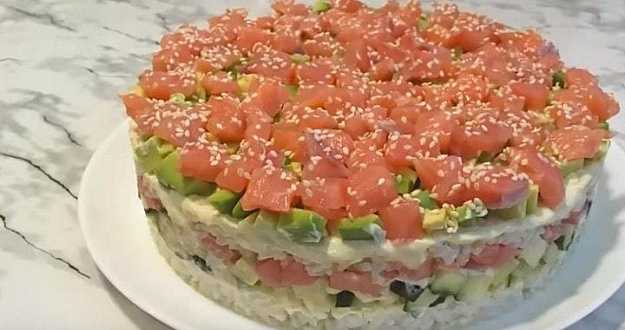 Салат суши - рецепты с фото