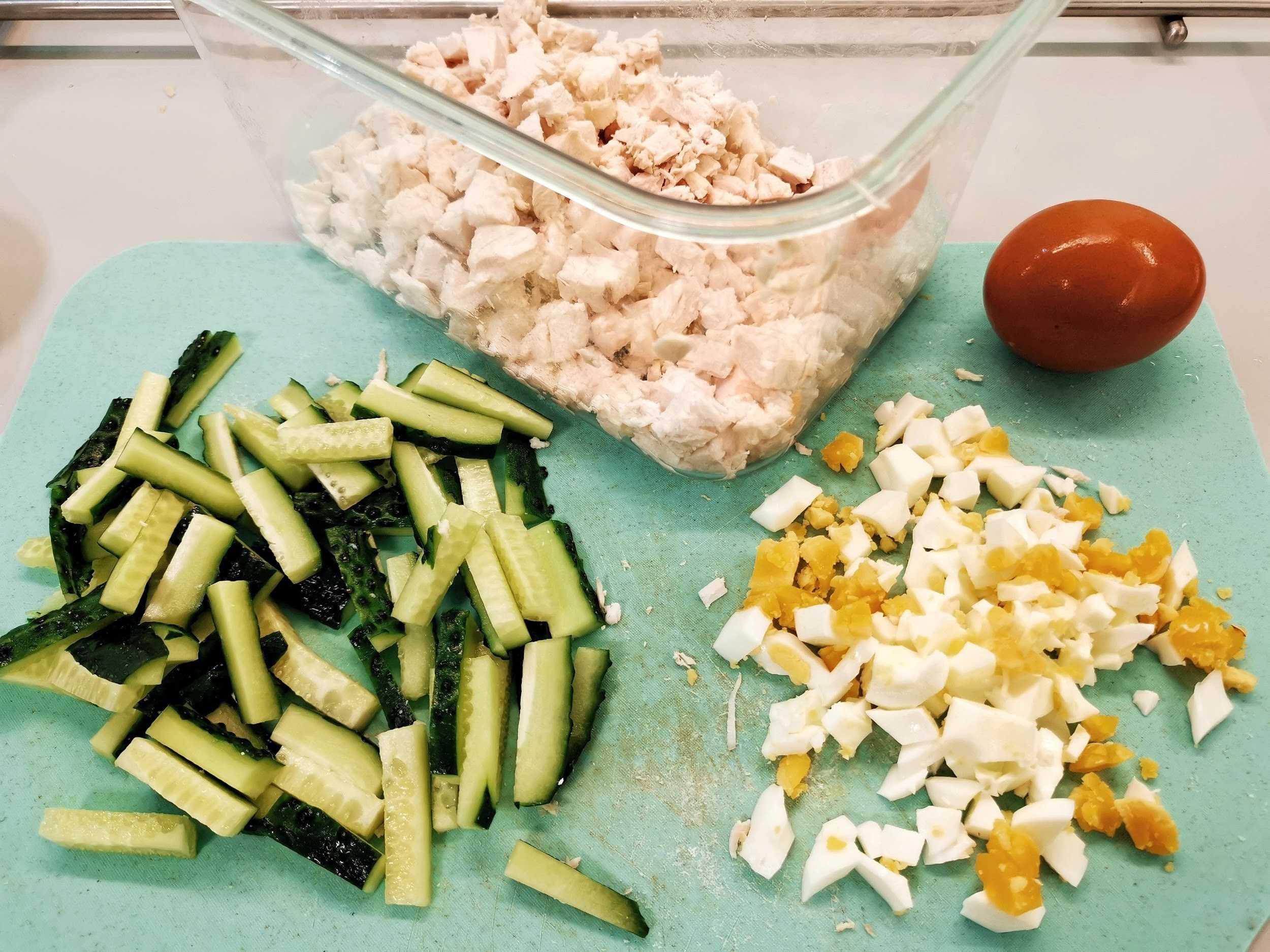 Салат с курицей, ананасами и кукурузой - классический пошаговый рецепт с фото быстро и просто от юлии косич