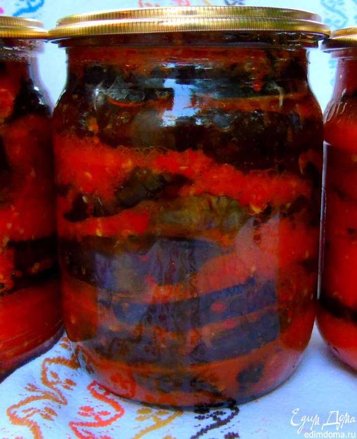 Баклажаны огонек на зиму –  рецепт с фото приготовления ленивого салата в духовке на ydoo.info