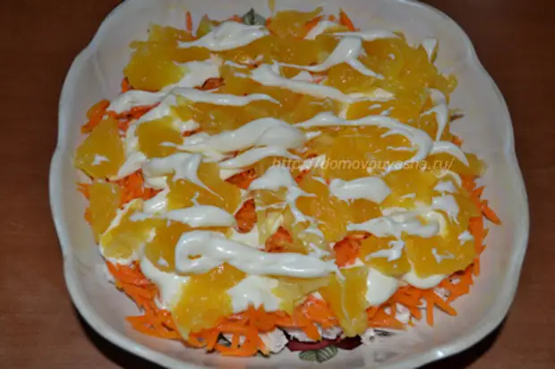 Салат с курицей и апельсином – вкусный рецепт с пошаговым фото