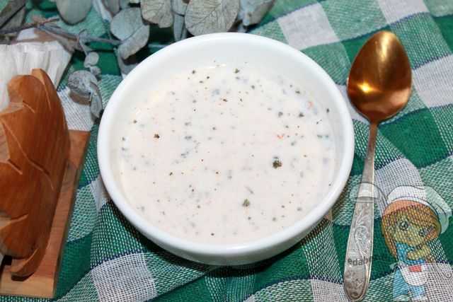 Заправка для салата из йогурта рецепт