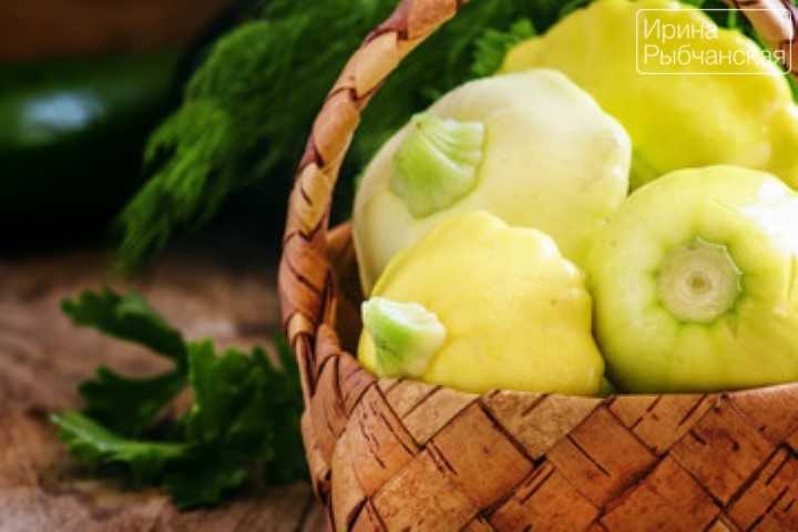 Маринованные на зиму патиссоны
