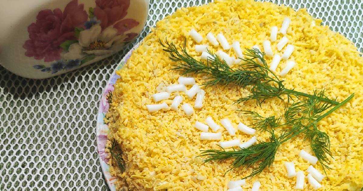 Салат «мимоза» с рисом: рецепты