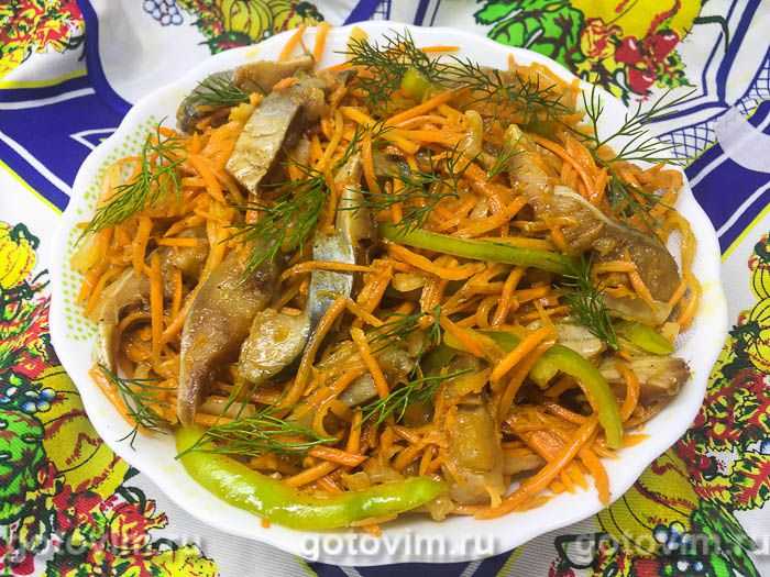 Салат хе из рыбы по-корейски с морковью | 3 рецепта приготовления