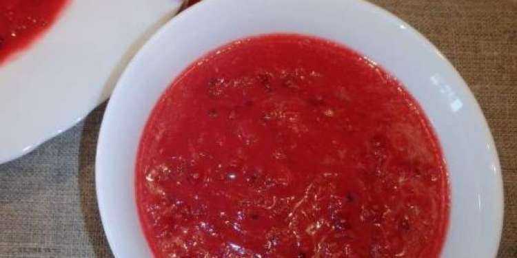 Рецепты заготовки соуса из красной смородины на зиму - всё про сады