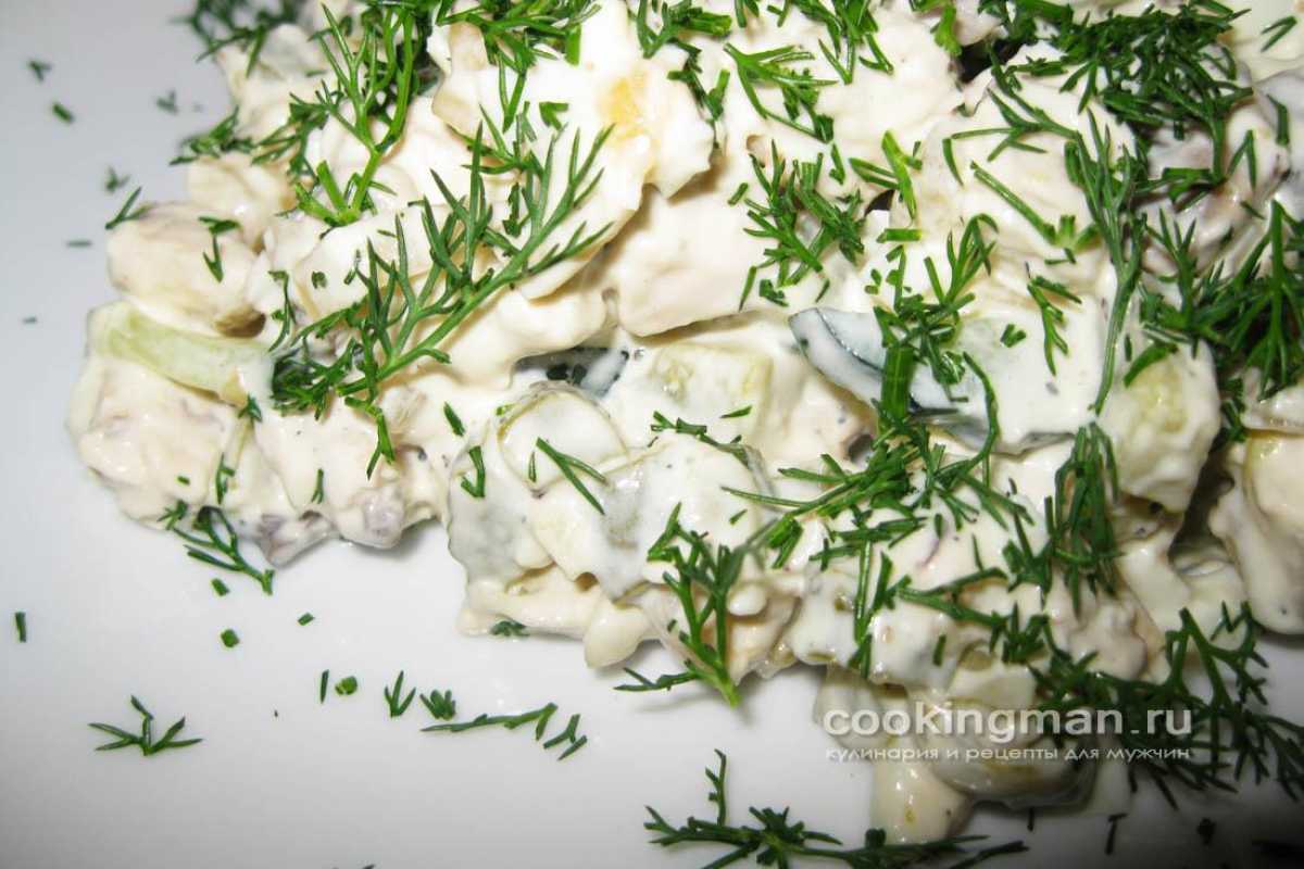 20 простых и очень вкусных салатов с шампиньонами