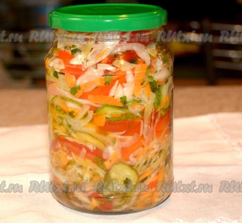 Салат овощной дачный рецепт с фото