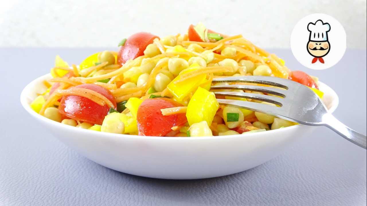 Салат с нутом - полезное блюдо для разнообразия вашего меню: рецепты с фото и видео