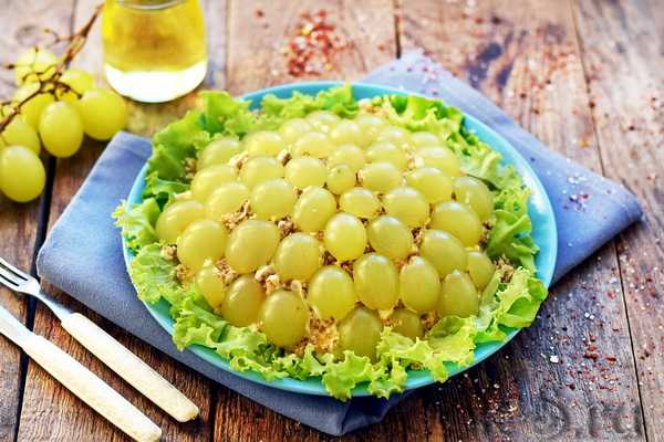 Салат виноградная гроздь - красивейшее блюдо с изысканным вкусом для настоящих ценителей вкусной еды: рецепты с фото и видео